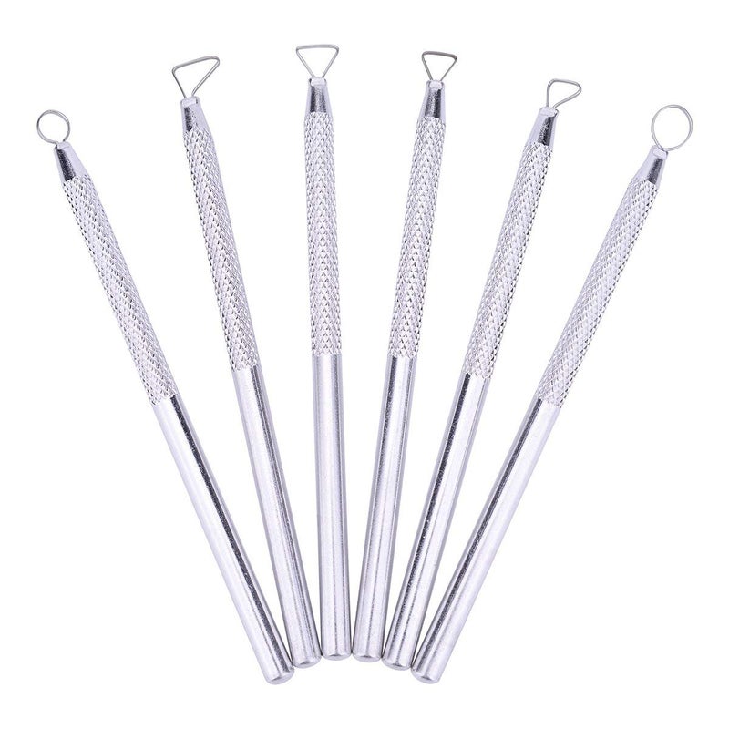 Zuoyou 6 PCS Clay Pottery Sculpting Tools Set Pottery Clay Sculpture Caving Scraper Craft Modelling Tools - Image 1